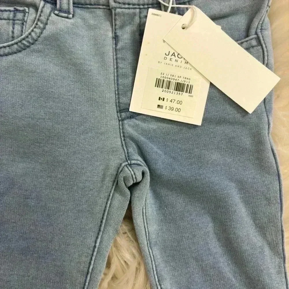NWT Jack denim by Janie and Jack BABY STRETCH KNIT JEAN multiple sizes